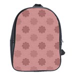 Floral pattern School Bag (Large) Front