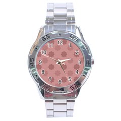 Floral pattern Stainless Steel Analogue Watch