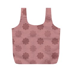 Floral pattern Full Print Recycle Bag (M)