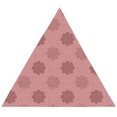 Floral pattern Wooden Puzzle Triangle