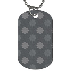 Floral Pattern Dog Tag (one Side) by Valentinaart