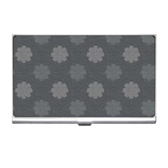 Floral Pattern Business Card Holder by Valentinaart