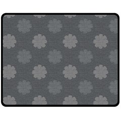 Floral Pattern Fleece Blanket (medium)  by Valentinaart