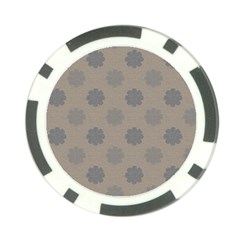 Floral Pattern Poker Chip Card Guard (10 Pack)