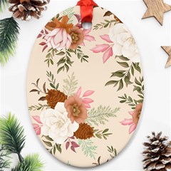 Floral Pattern Ornament (oval)