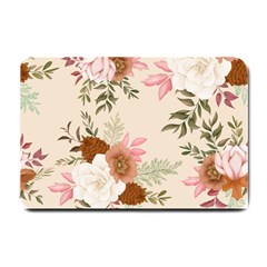 Floral Pattern Small Doormat  by Valentinaart