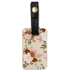 Floral Pattern Luggage Tag (one Side) by Valentinaart