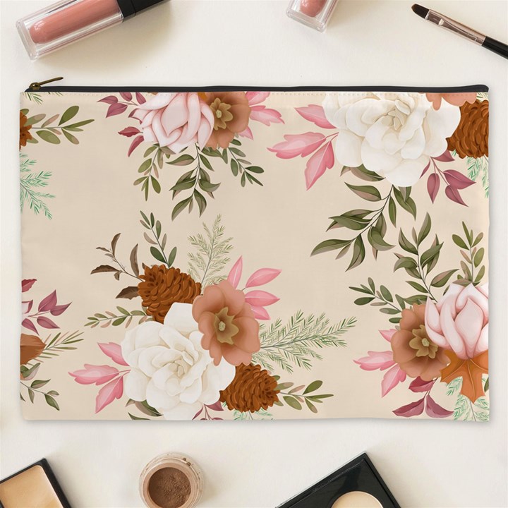 Floral pattern Cosmetic Bag (XXXL)