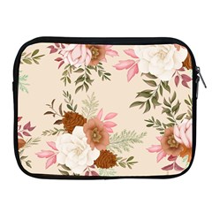 Floral Pattern Apple Ipad 2/3/4 Zipper Cases by Valentinaart