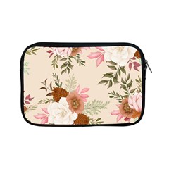 Floral Pattern Apple Ipad Mini Zipper Cases by Valentinaart