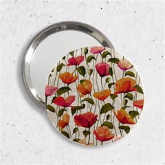 Floral Pattern 2 25  Handbag Mirrors by Valentinaart