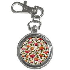 Floral Pattern Key Chain Watches by Valentinaart