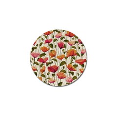 Floral Pattern Golf Ball Marker (10 Pack) by Valentinaart