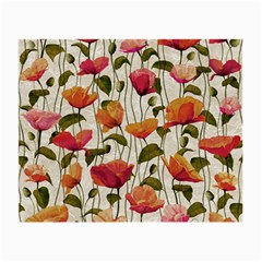 Floral Pattern Small Glasses Cloth by Valentinaart