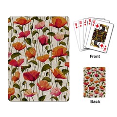 Floral Pattern Playing Cards Single Design (rectangle)