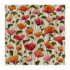 Floral Pattern Medium Glasses Cloth by Valentinaart