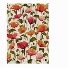 Floral Pattern Large Garden Flag (two Sides) by Valentinaart