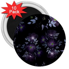 Floral Pattern 3  Magnets (10 Pack)  by Valentinaart