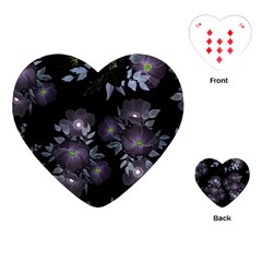 Floral Pattern Playing Cards Single Design (heart)