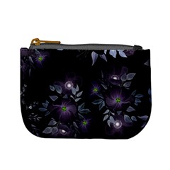 Floral Pattern Mini Coin Purse by Valentinaart