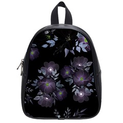 Floral Pattern School Bag (small) by Valentinaart