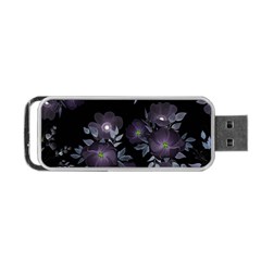 Floral Pattern Portable Usb Flash (one Side) by Valentinaart