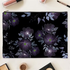 Floral Pattern Cosmetic Bag (xxxl) by Valentinaart