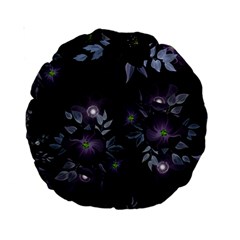 Floral Pattern Standard 15  Premium Round Cushions by Valentinaart