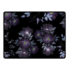 Floral Pattern Double Sided Fleece Blanket (small)  by Valentinaart