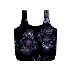 Floral Pattern Full Print Recycle Bag (s) by Valentinaart