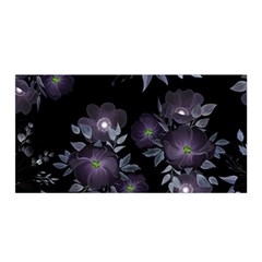 Floral Pattern Satin Wrap by Valentinaart