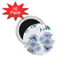 Floral Pattern 1 75  Magnets (10 Pack)  by Valentinaart