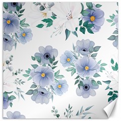 Floral Pattern Canvas 20  X 20  by Valentinaart