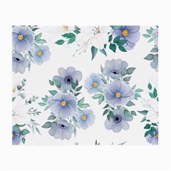 Floral Pattern Small Glasses Cloth (2 Sides) by Valentinaart