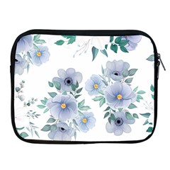 Floral Pattern Apple Ipad 2/3/4 Zipper Cases by Valentinaart