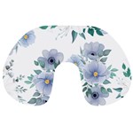 Floral pattern Travel Neck Pillow Front