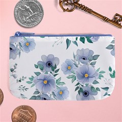 Floral Pattern Large Coin Purse by Valentinaart