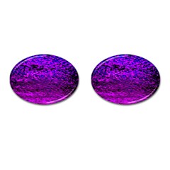 Magenta Waves Flow Series 2 Cufflinks (oval) by DimitriosArt