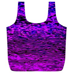 Magenta Waves Flow Series 2 Full Print Recycle Bag (xl) by DimitriosArt