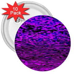 Magenta Waves Flow Series 2 3  Buttons (10 Pack)  by DimitriosArt