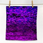 Magenta waves flow series 2 Face Towel Front