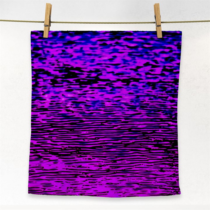 Magenta waves flow series 2 Face Towel