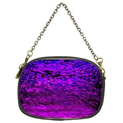 Magenta Waves Flow Series 2 Chain Purse (one Side) by DimitriosArt