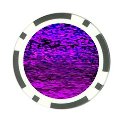 Magenta Waves Flow Series 2 Poker Chip Card Guard (10 Pack) by DimitriosArt