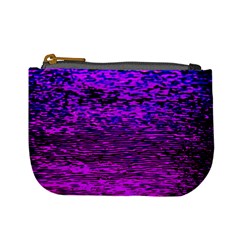 Magenta Waves Flow Series 2 Mini Coin Purse by DimitriosArt