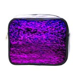 Magenta waves flow series 2 Mini Toiletries Bag (One Side) Front