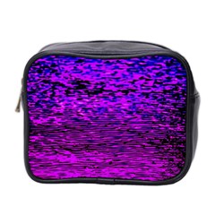 Magenta Waves Flow Series 2 Mini Toiletries Bag (two Sides) by DimitriosArt