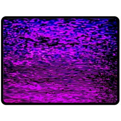 Magenta Waves Flow Series 2 Fleece Blanket (large)  by DimitriosArt