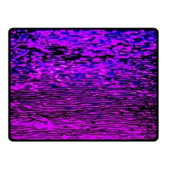 Magenta Waves Flow Series 2 Fleece Blanket (small) by DimitriosArt