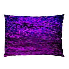 Magenta Waves Flow Series 2 Pillow Case (two Sides) by DimitriosArt